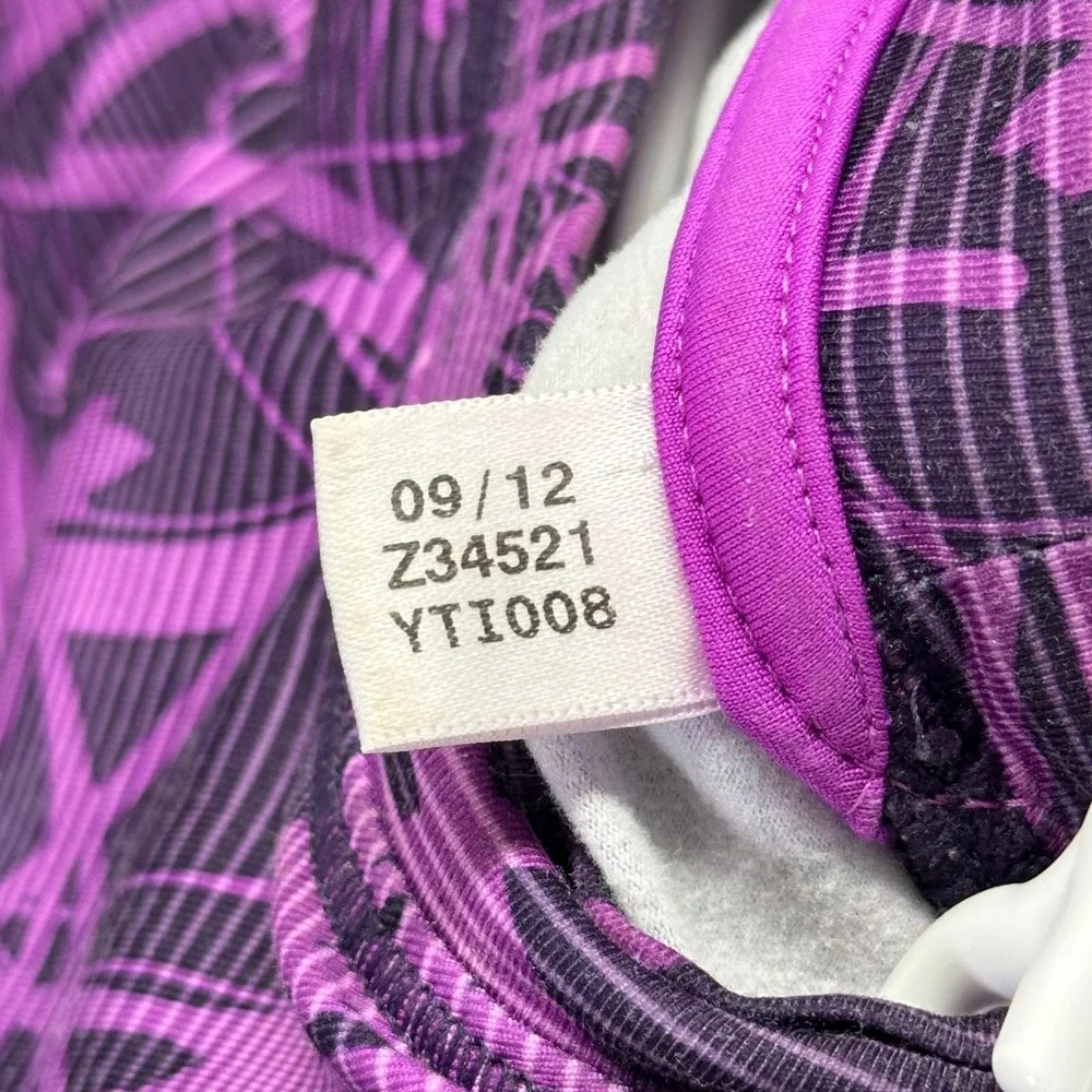 Adidas Techfit Climalite Compression Shirt Men's Medium Purple Long Sleeve